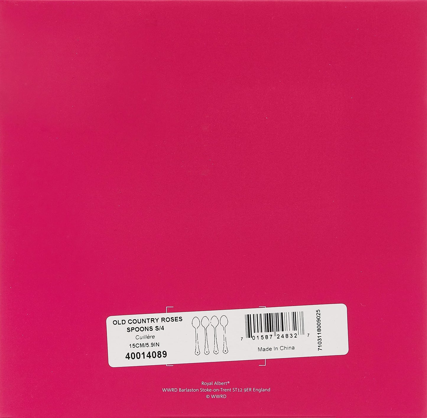 Royal Albert Old Country Roses Spoon Set of 4