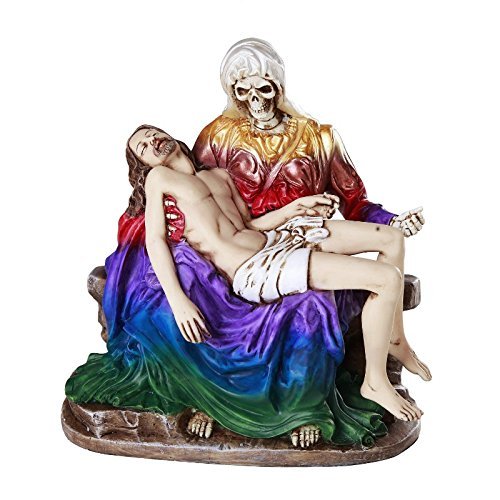 Pacific Giftware Santa Muerte Saint of Holy Death Seven Powers Religious Resin Statue Figurine