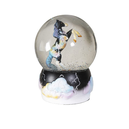 Pacific Giftware The Trail of Painted Ponies Fury Water Globe, 5.31-inch Height, Resin and Glass, Home Décor