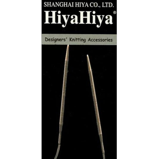 HiyaHiya Circular 20 inch (50cm) Steel Knitting Needle Size US 6 (4mm) HISTCIR20-6