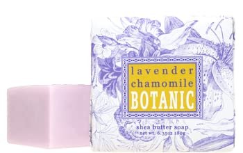 Greenwich Bay Vegan Natural Botantical Shea Butter Bar Soap, French Milled Triple Milled, Essential Oils, 6.35 ounces (Lavender Chamomile Shea)
