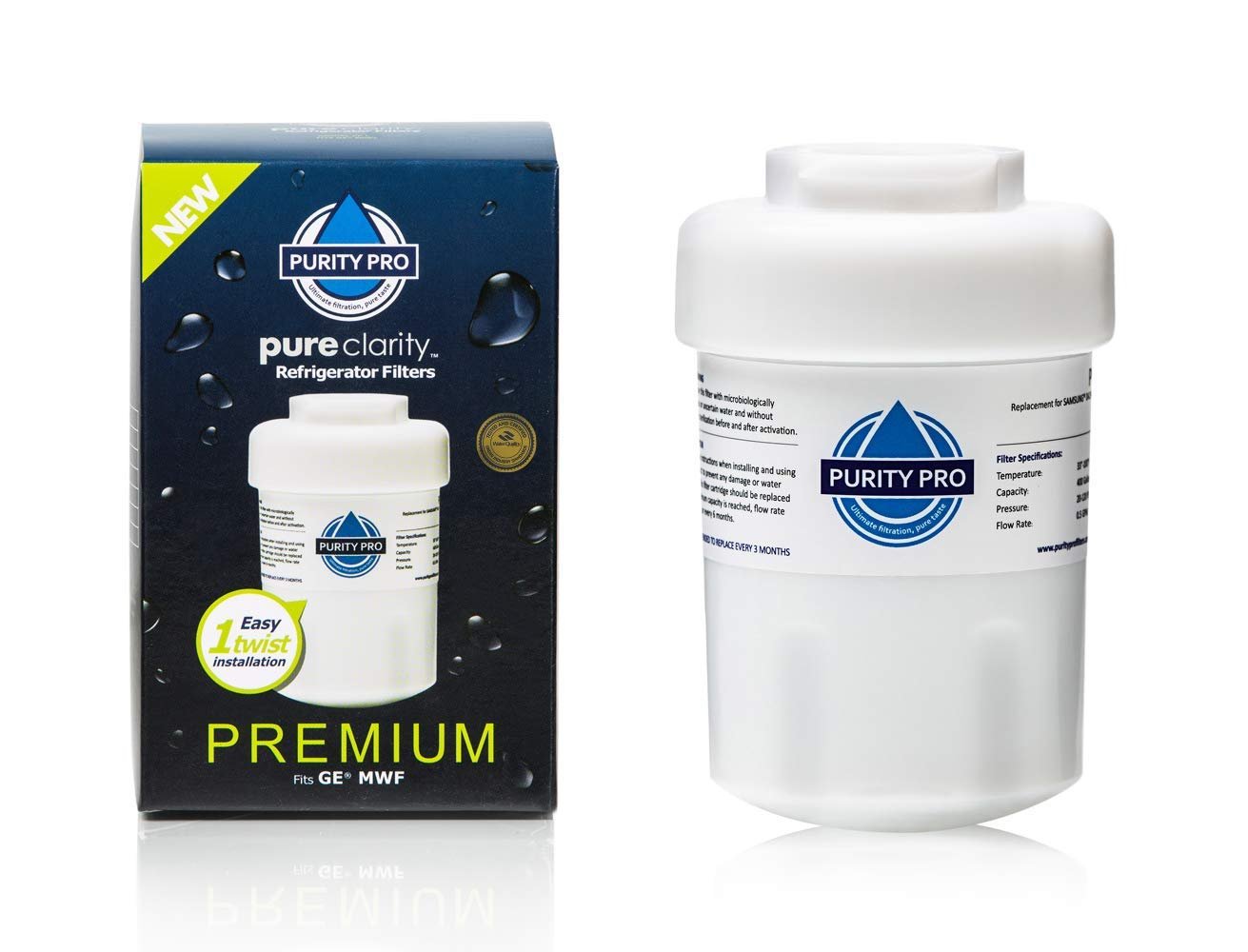Purity Pro PF03 Replacement Filter for GE MWF, Smart Water MWFP
