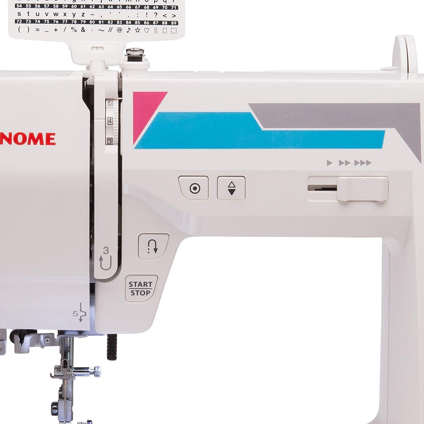 Janome MOD-30 Computerized Sewing Machine with 30 Built-In Stitches, 3 One-Step Buttonholes, Drop Feed and Accessories