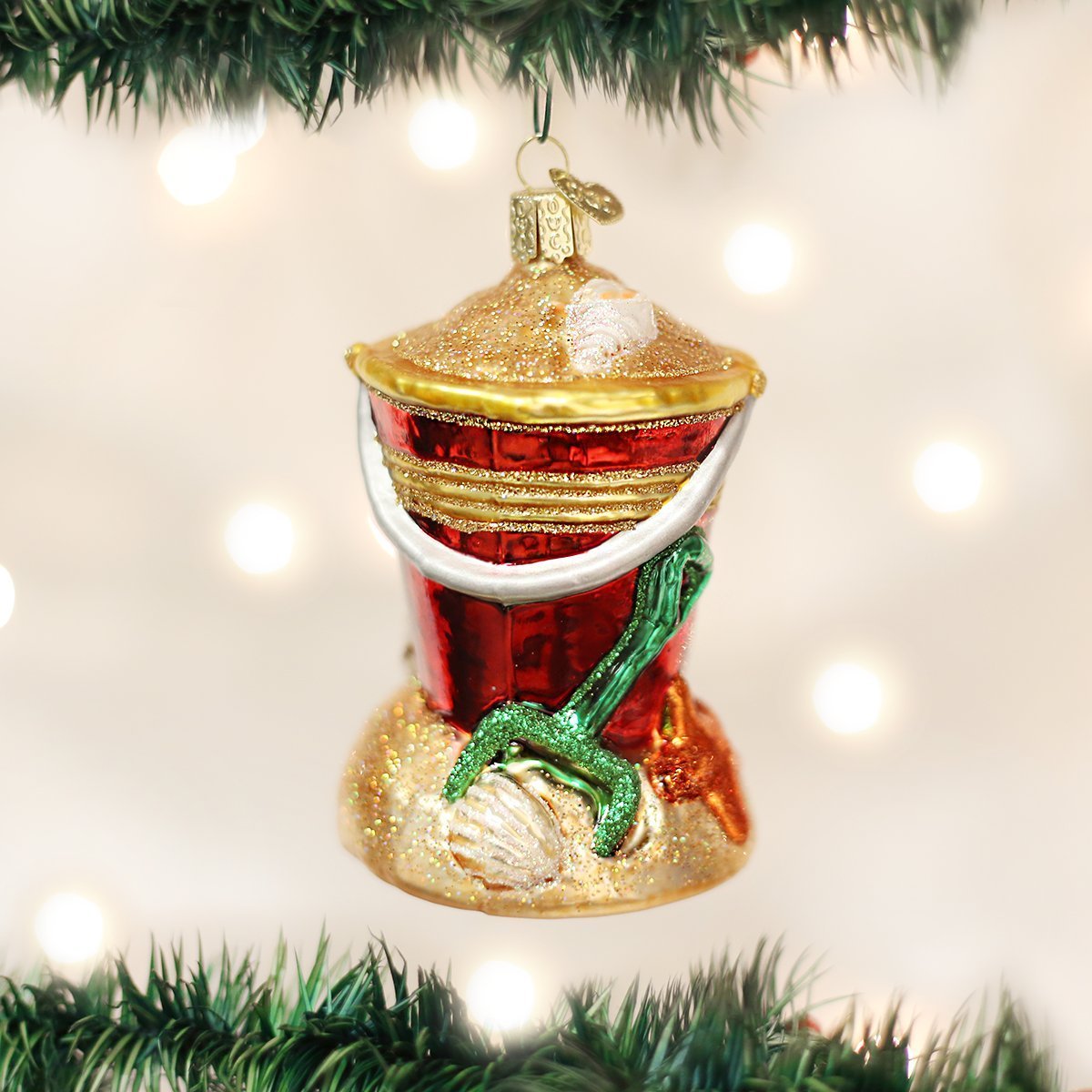 Old World Christmas Glass Blown Ornament Christmas Palm Tree