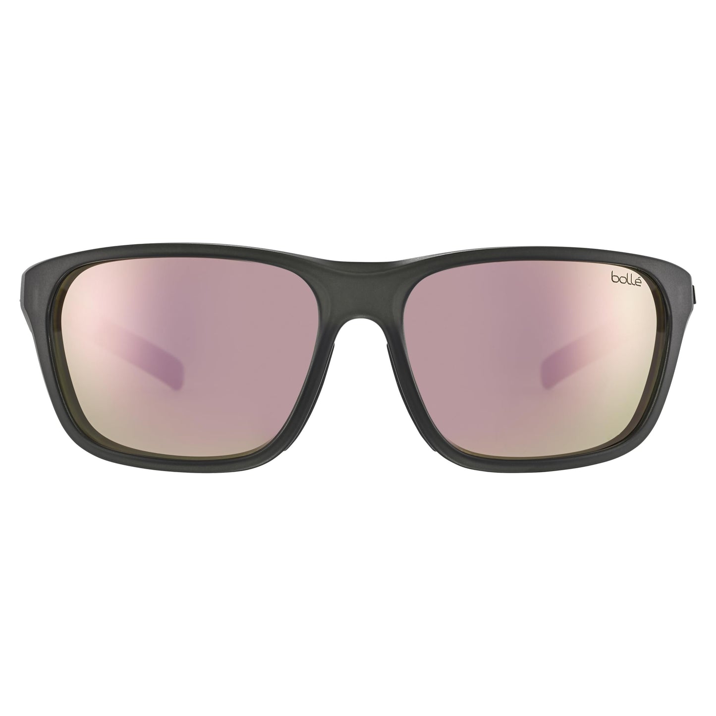 bollé BS022004 Strix Sunglasses, Black Crystal Matte - HD Polarized Brown Pink,Small