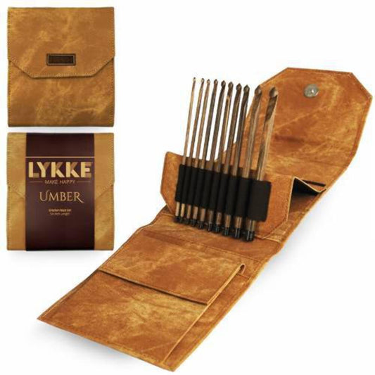 Lykke Driftwood 6 inch Crochet Hook Set