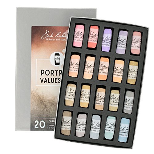Jack Richeson 422940 Hand Rolled Soft Pastel Set (20 Piece)