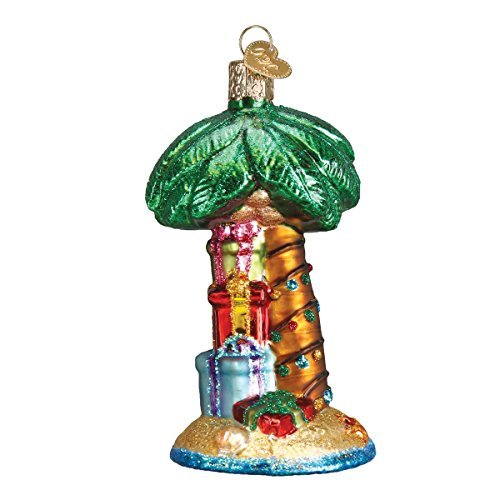 Old World Christmas Glass Blown Ornament Christmas Palm Tree