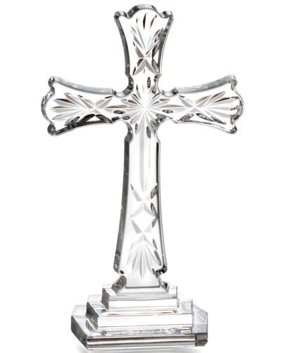 Waterford Crystal Standing Cross, 8"