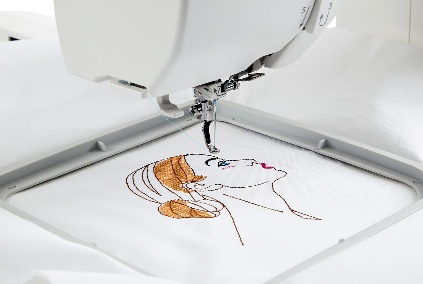 Janome Memory Craft 100E Embroidery Only Machine - Max Embroidery 5.5" x 5.5"