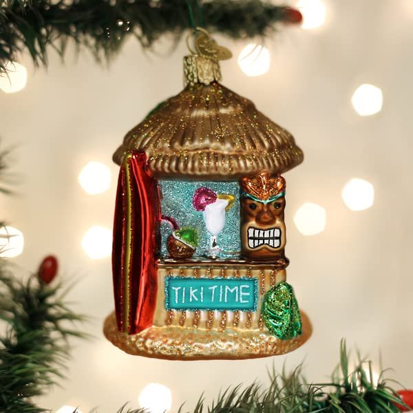 Old World Christmas Glass Blown Ornament Christmas Palm Tree