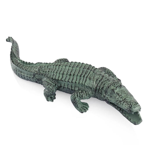 SPI Home Mean Old Alligator Aluminum Statue Outdoor Décor