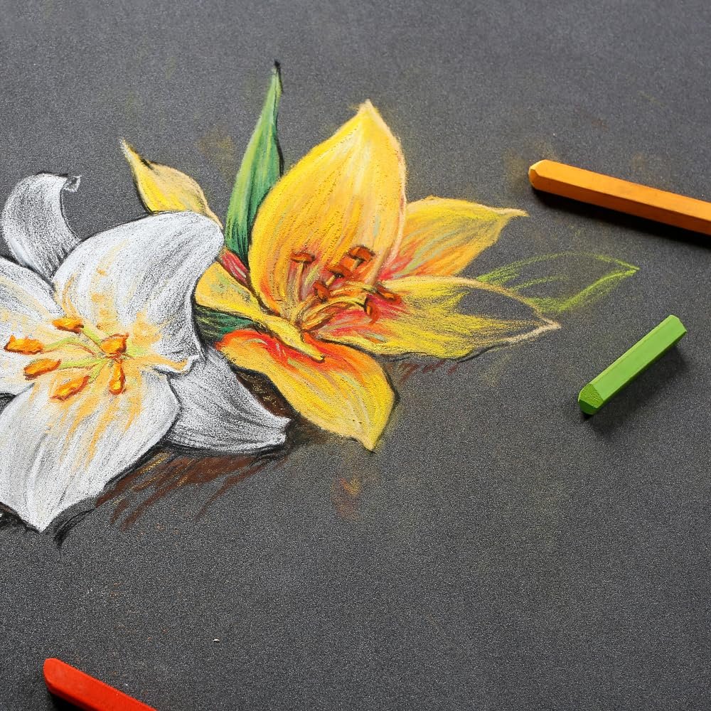 Clairefontaine PastelMat Pastel Card Pad, 360 g, 12 Sheets - Assorted Colours