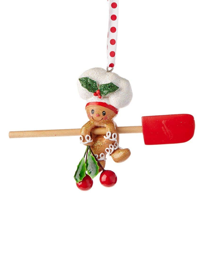 Kurt Adler 4-Inch Gingerbread Baking Tool Ornaments