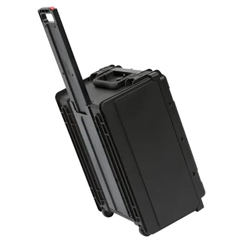 SKB Studio Flyer Rack Case 4U - Durable Mobile Studio Solution with Injection Molded Shell, TSA Locks, and Wheels for Musicians, DJs, and Producers - Securely Transport and Protect Your Gear