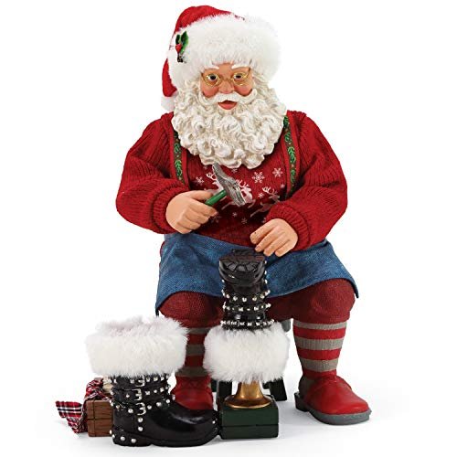 Department 56 Possible Dreams Santa Sports and Leisure New Boots Figurine, 8 Inch, Multicolor