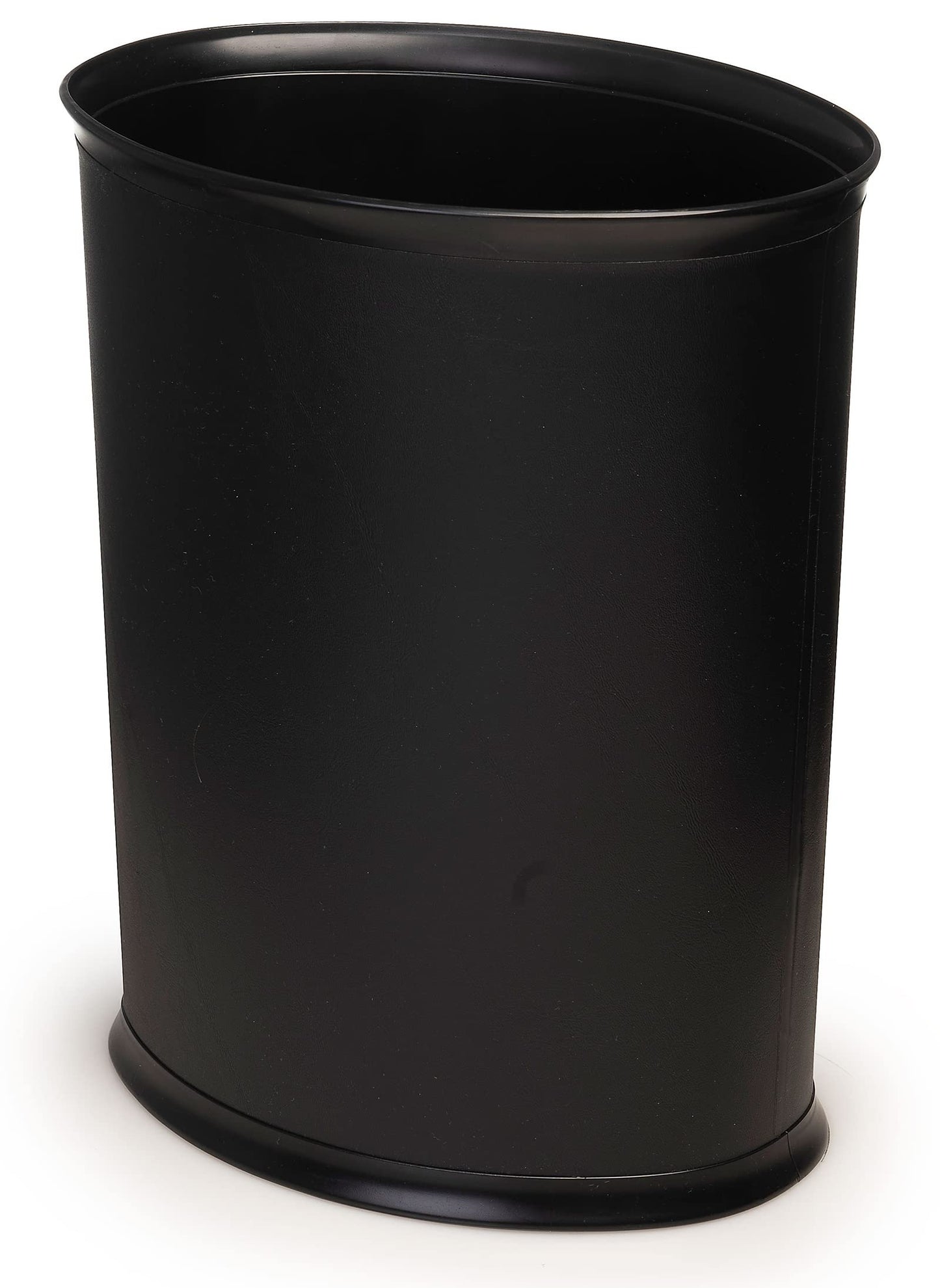 Stephanie Imports Made in USA 5-Gallon Black Plastic Waste Basket (10.25” L X 12.5” H)