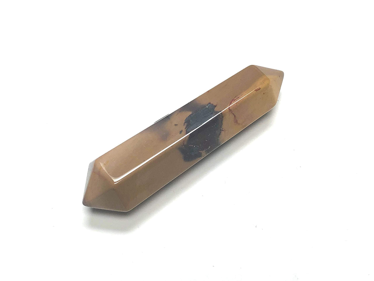 Zentron Crystal Collection: 60MM All Natural Gemstone Crystal 2"+ Wand and Velvet Pouch