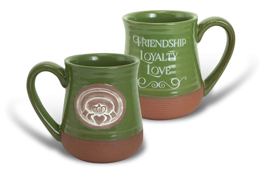 Cathedral Art Irish Mug-Claddagh Friendship Loyalty Love, Multicolored, 1 Count (Pack of 1), Multi
