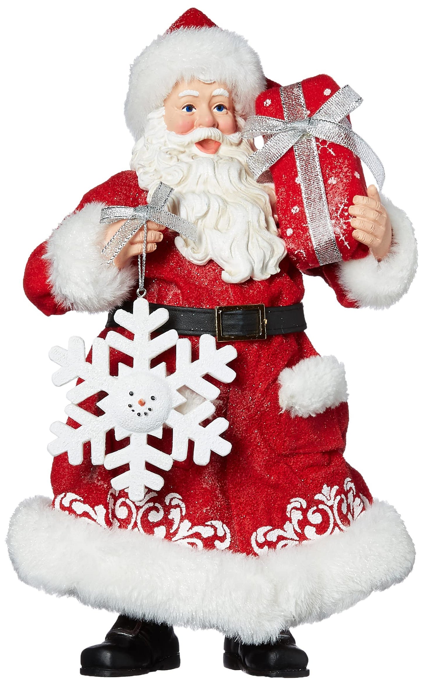 Department 56 Possible Dreams Santas Christmas Traditions Winter Smiles Figurine, 10.5 Inch, Multicolor