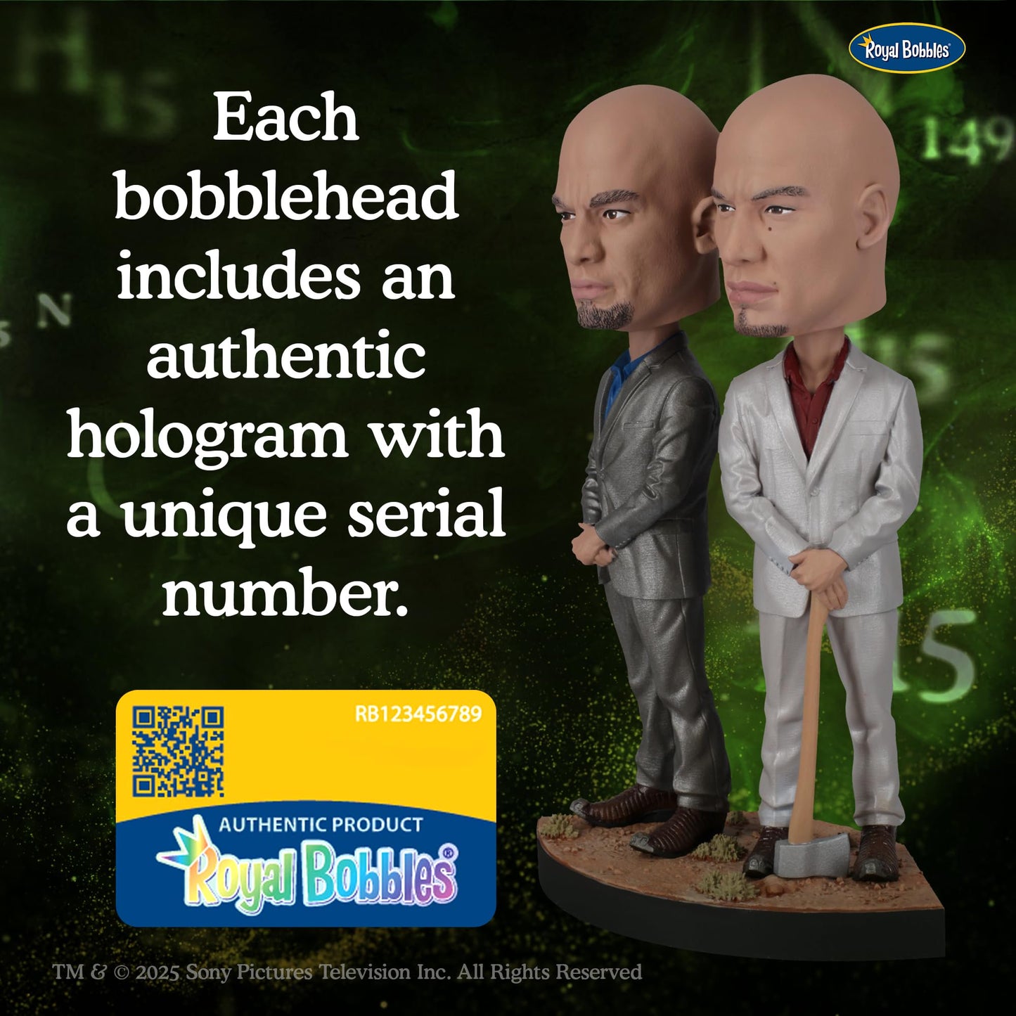 Royal Bobbles Breaking Bad The Cousins — Better Call Saul — 8.4” Tall — Collectible Bobblehead Statue