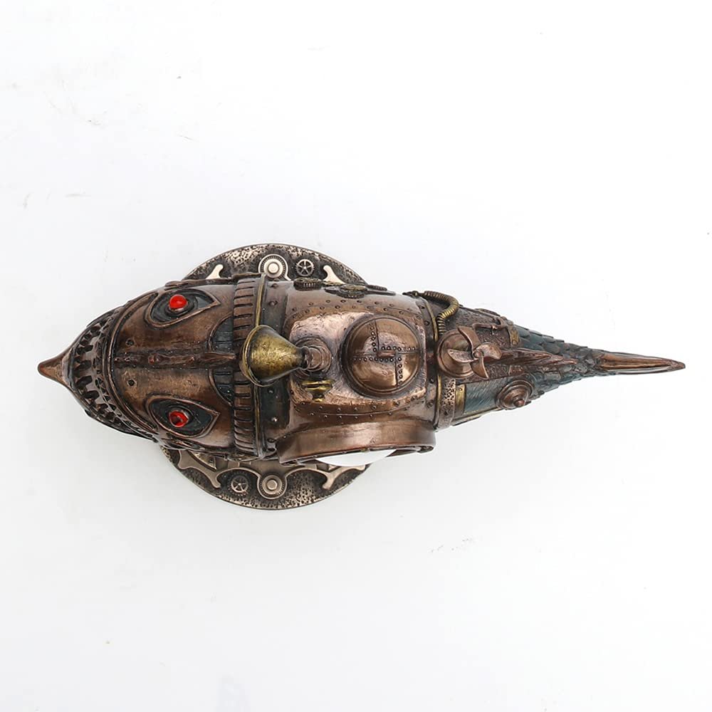 Veronese Design Hand Painted Steampunk Submarine Sci-fi Fantasy Statue