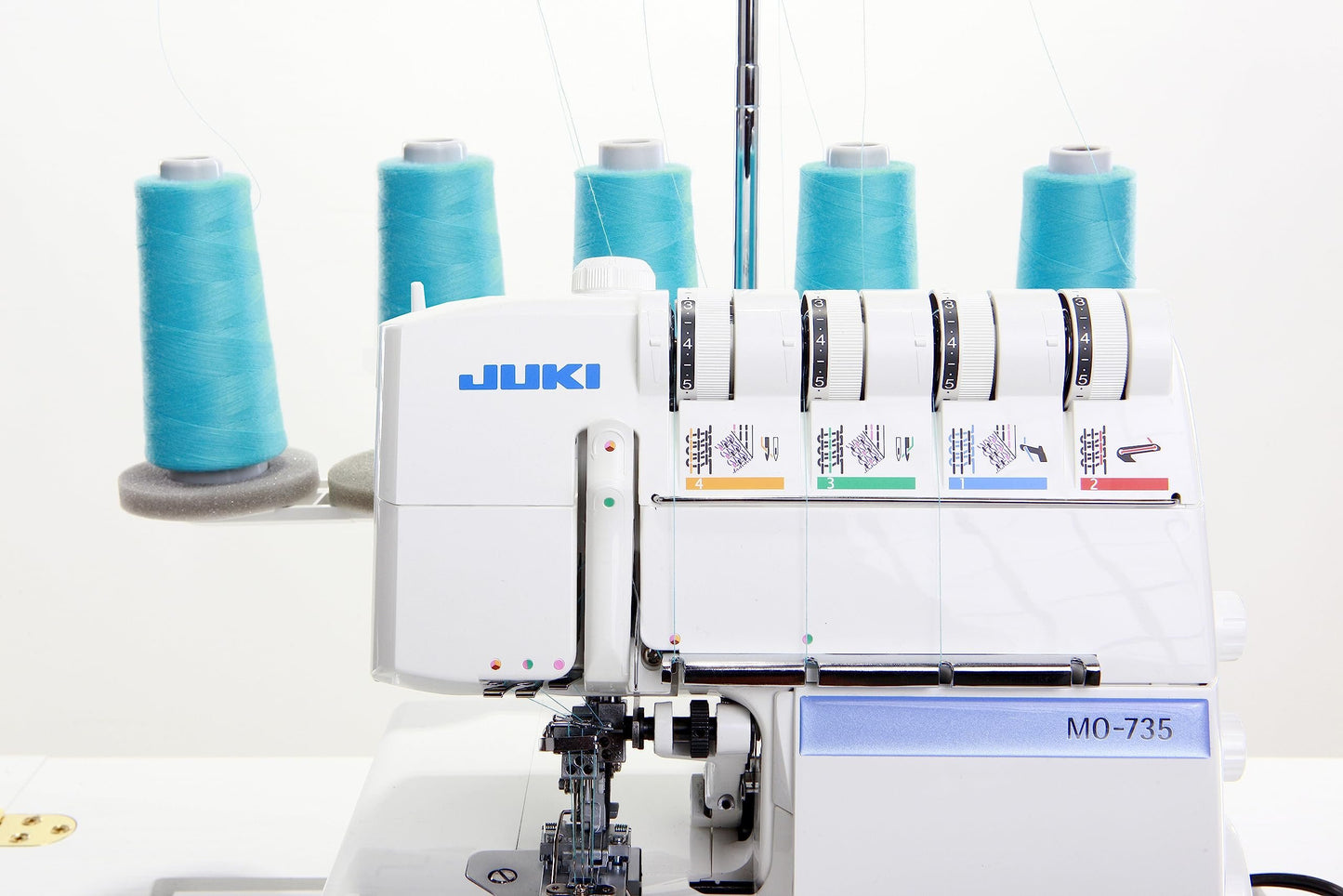 JUKI MO-735 5-Thread Serger and Cover Hem Sewing Machine