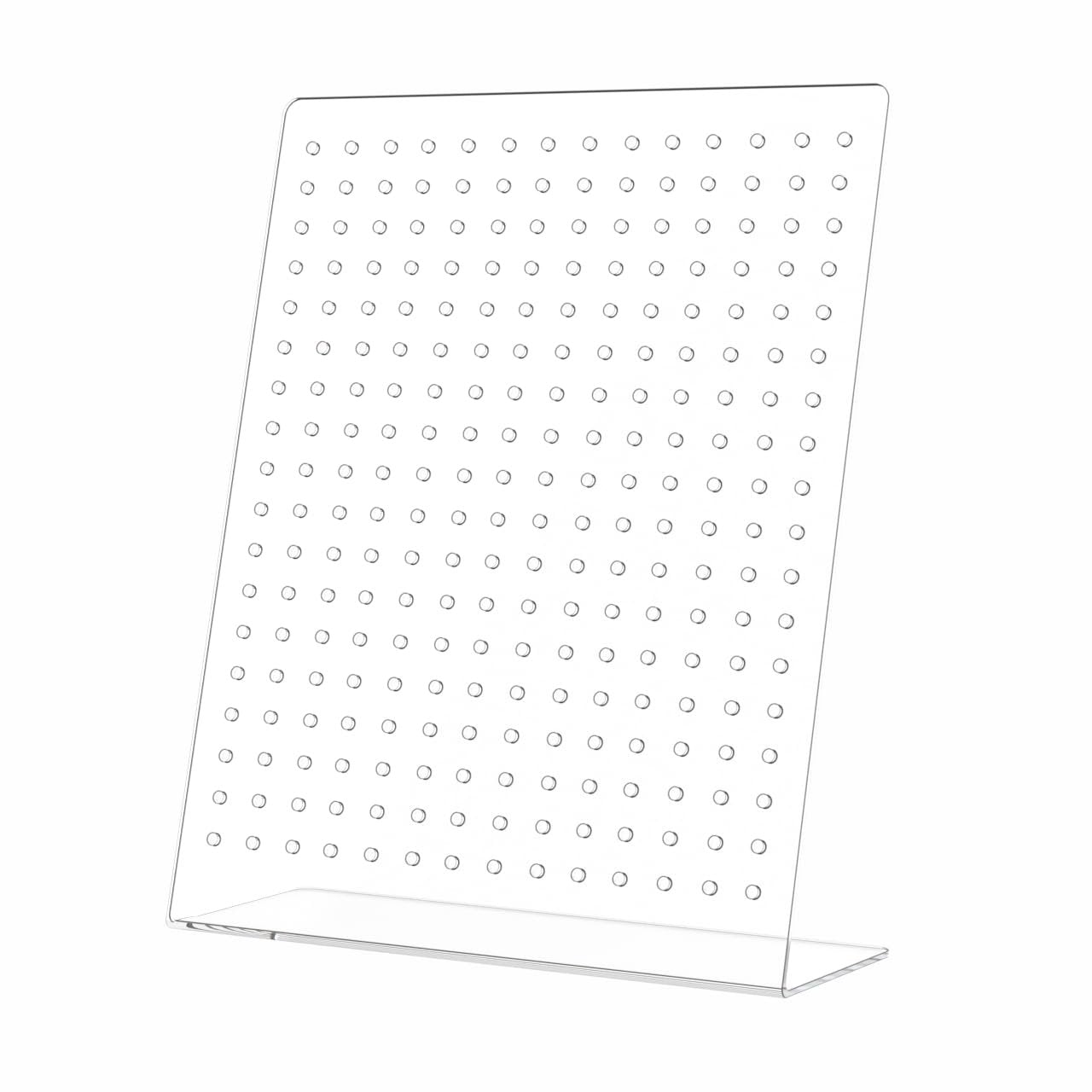 Marketing Holders Earring Display Stand 120 Pair Slant Back Clear Acrylic for Hoops Studs or Dangles Craft Fairs Art Shows Jewelry Designers Secondhand Shops Accessory Outlets Portable Neat