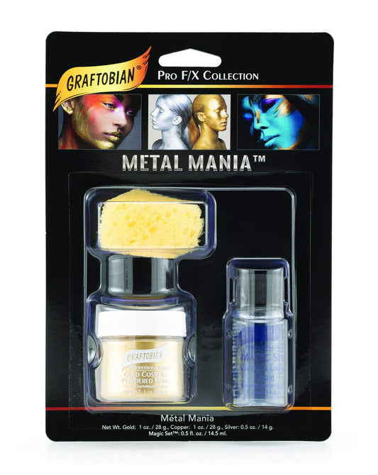 Graftobian Metal Mania Makeup Kit Gold 1 oz./26 g