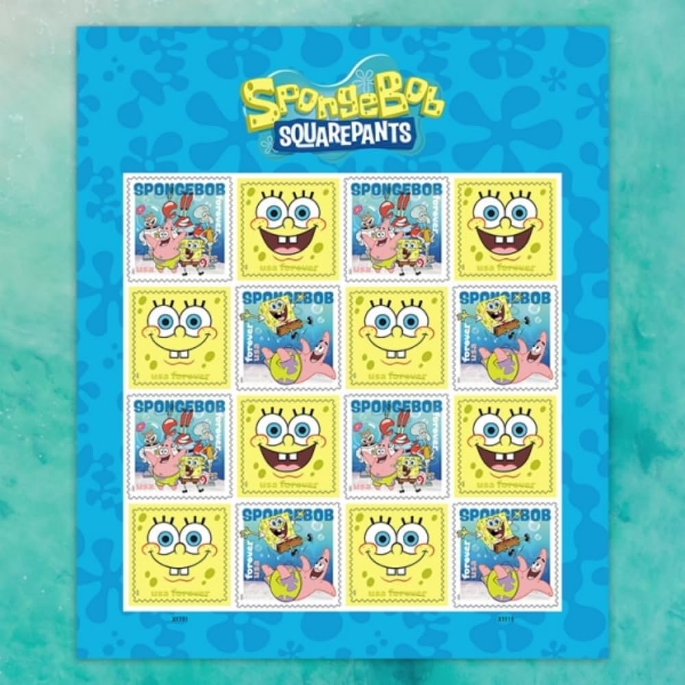Spongebob Squarepants 2025 Stamps