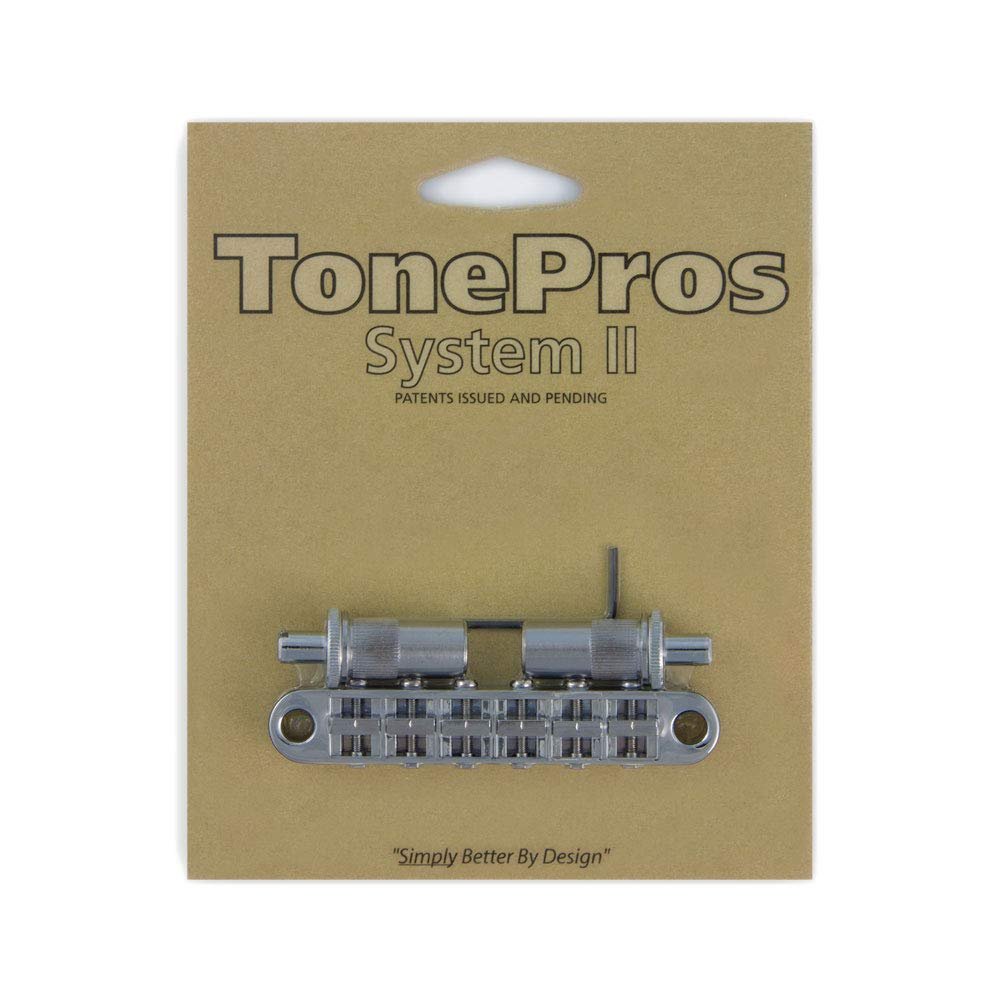 TonePros Metric Locking Tune-O-Matic Bridge (large posts) Chrome