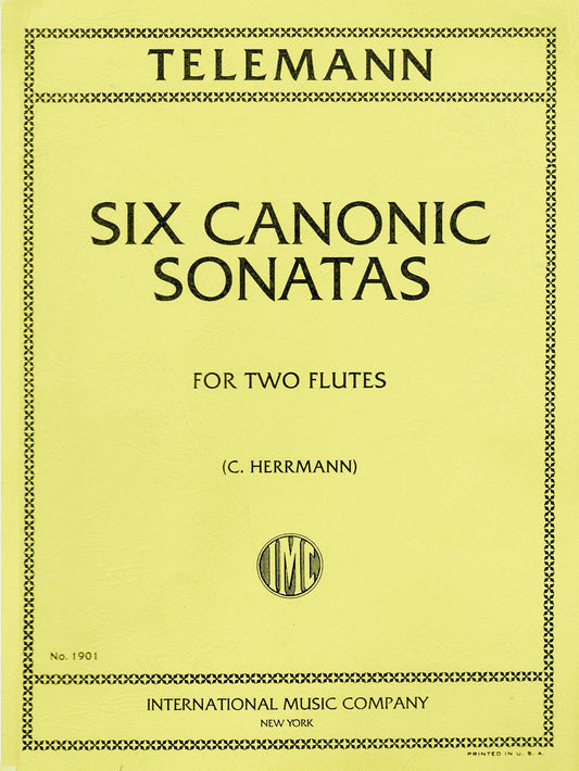 Telemann - Six Canonic Sonatas for Two Flutes