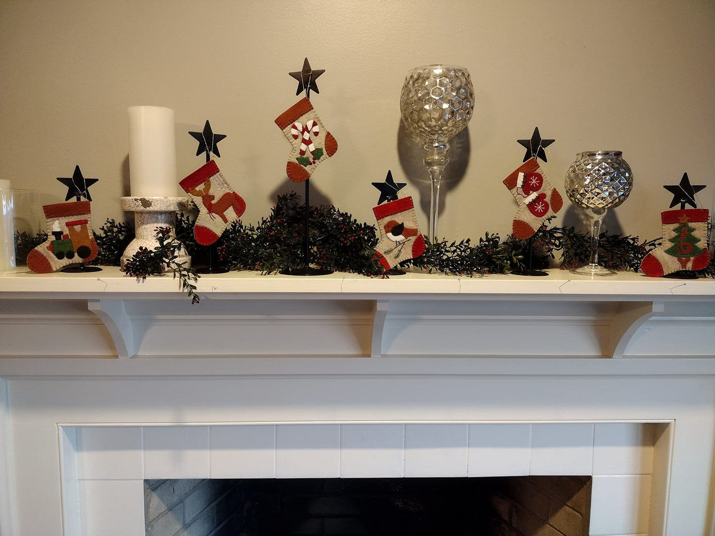 Warm Feet Kit and Pattern | Christmas Ornament Craft Kit | DIY Christmas Ornament Kit by Rachel's of Greenfield