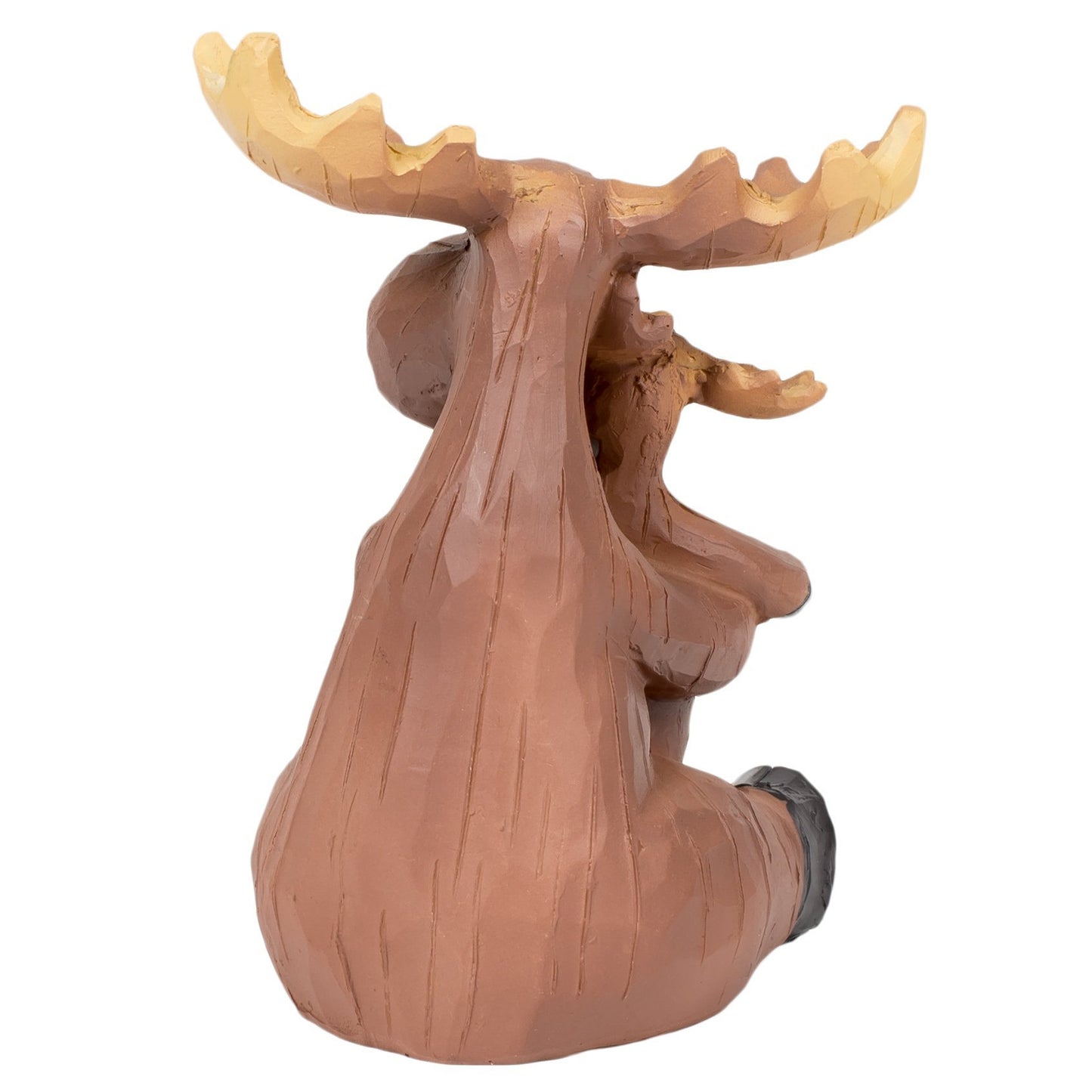 Slifka Sales Co. Mama Moose with Baby 5.25 Inch Resin Decorative Tabletop Figurine