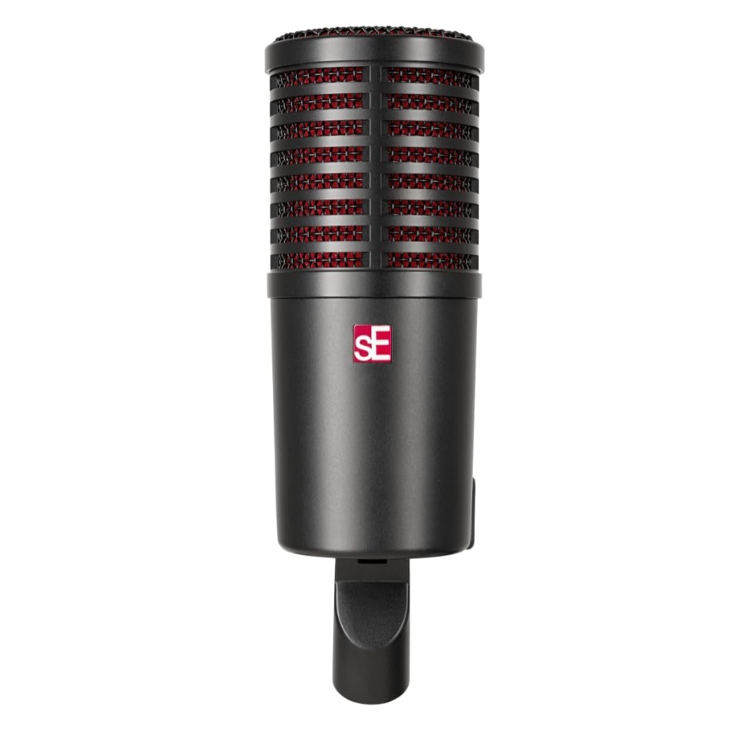 SE ELECTRONICS Dynacaster Dynamic Broadcast Microphone with Built-in Dynamite Pre-amp