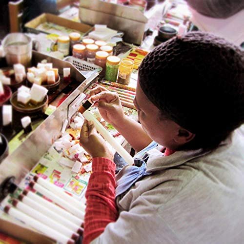 Global Crafts Hand-Painted Unscented Candles in African Designs