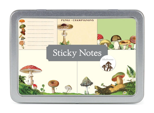 Cavallini & Co. Mushrooms Sticky Note Set