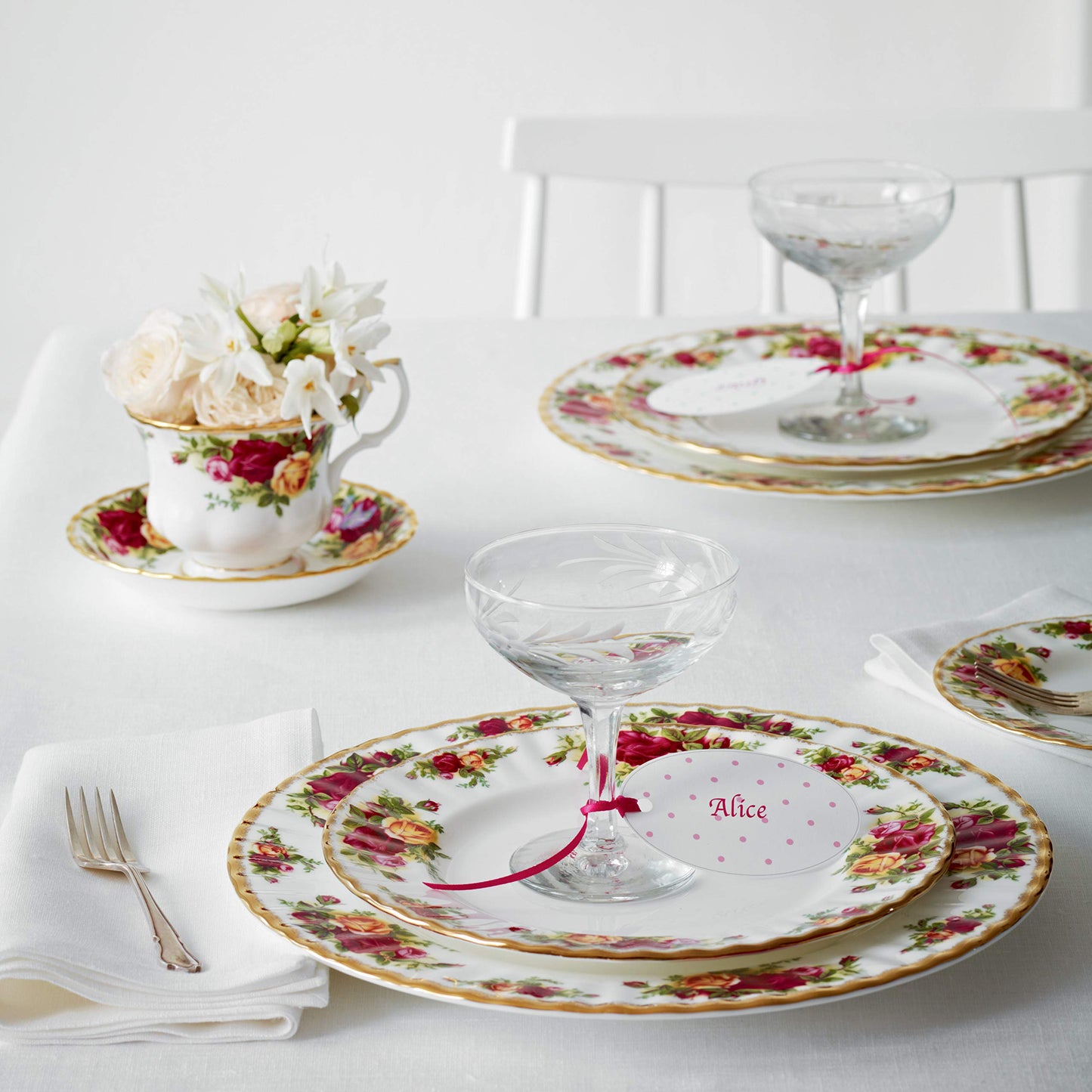 Royal Albert Old Country Roses Dinner Plates Set of 4
