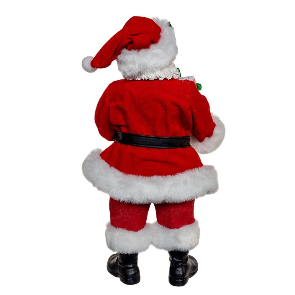 Kurt Adler 10.5-inch Fabriché™ Santa with Box of Donuts