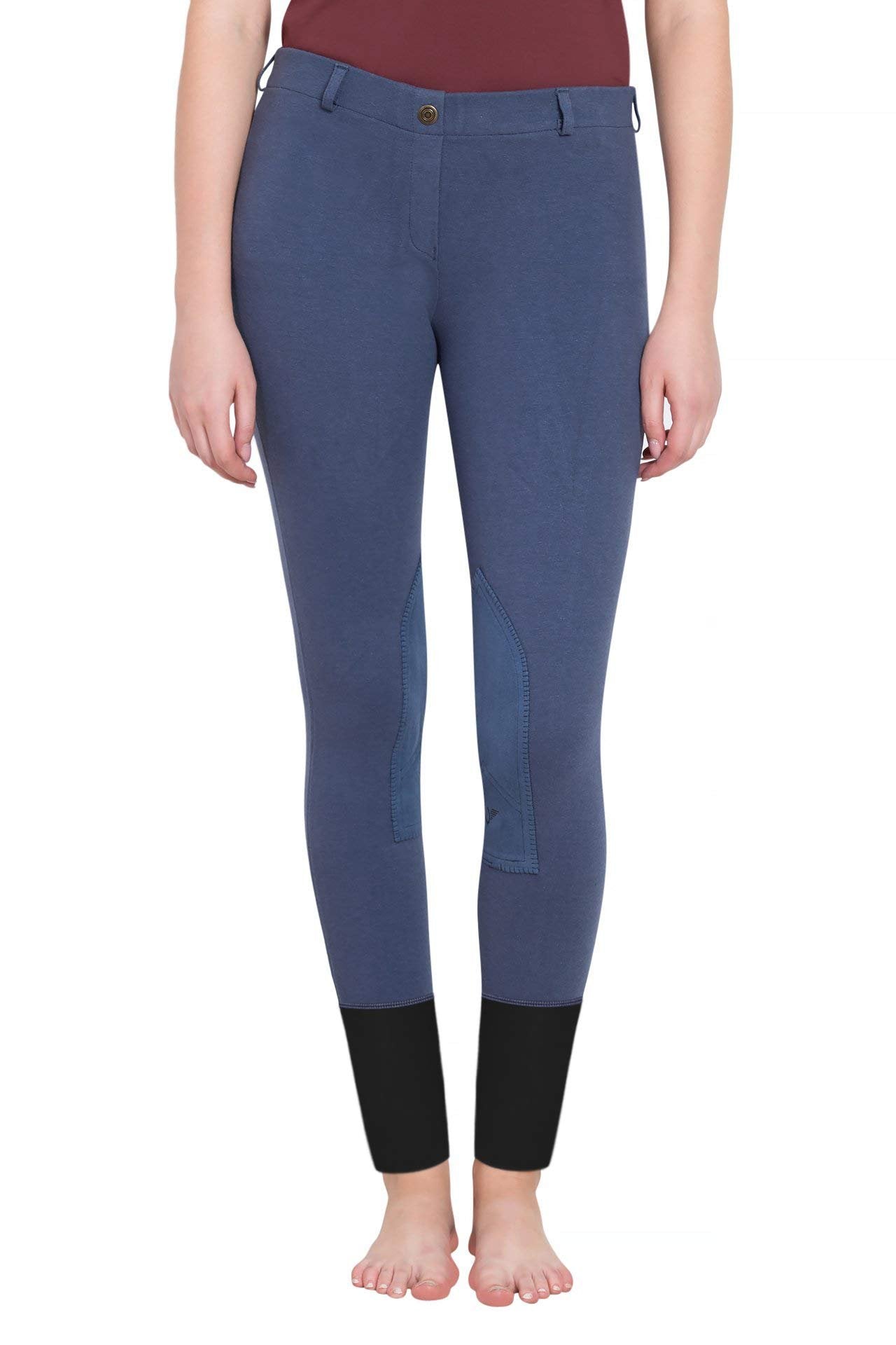 TuffRider Ladies Starter LowRise Pull-On Knee Patch Breeches