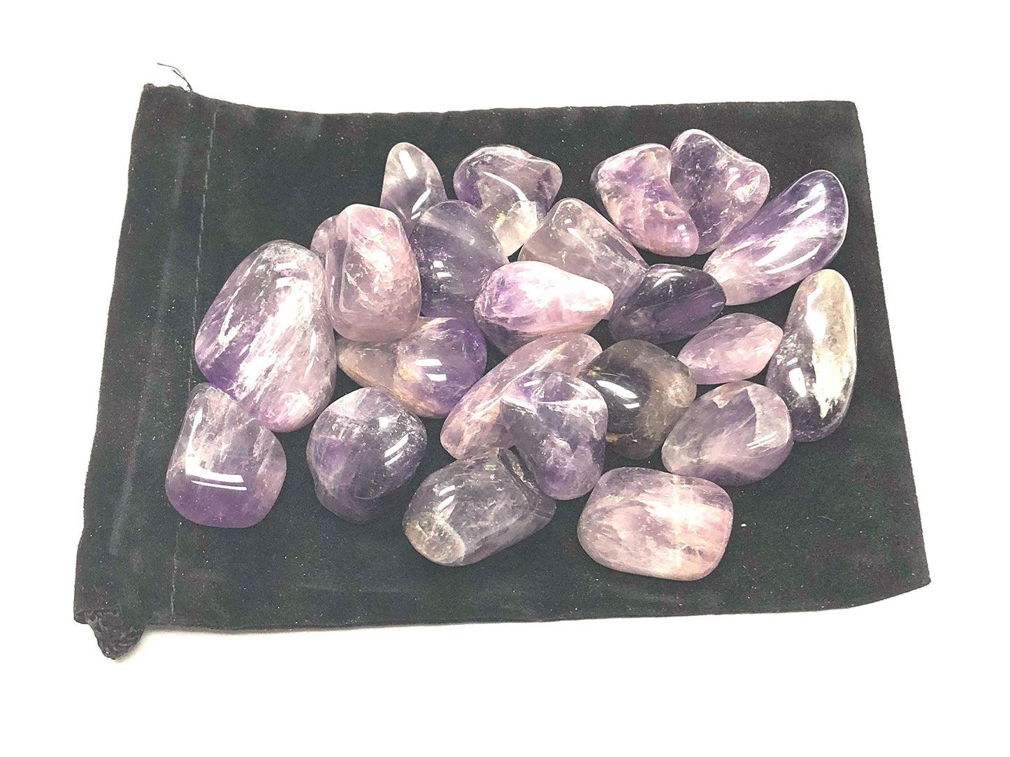 Zentron Crystal Collection: Tumbled Amethyst Stones - 1" Pieces