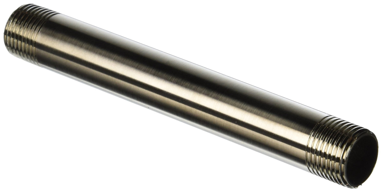 Jones Stephens N2310BN 1/2X6" Brushed Nickel Red Brass Nipple