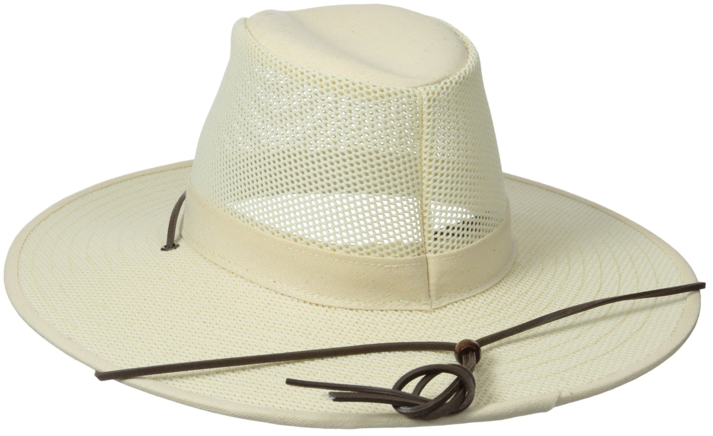 Henschel Crushable Soft Mesh Aussie Breezer Hat, Natural, Medium