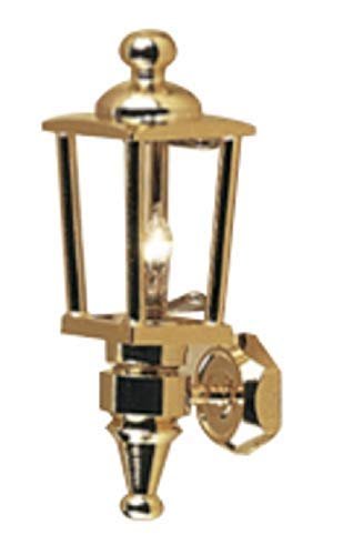 Melody Jane Dolls Houses Brass Carriage Coach Lamp Miniature Outside Lighting Electric Light
