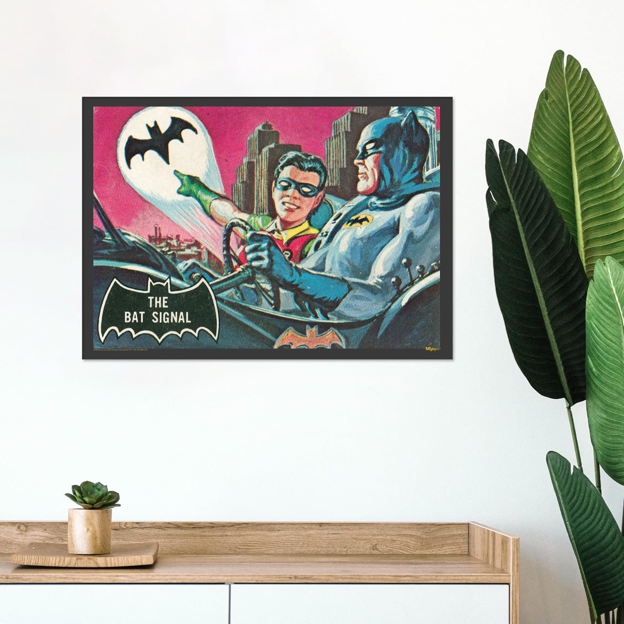 DC Batman 85th Anniversary – Durable 17” x 24” MightyPrint Wall Art – NOT Made of Paper – Officially Licensed Collectible