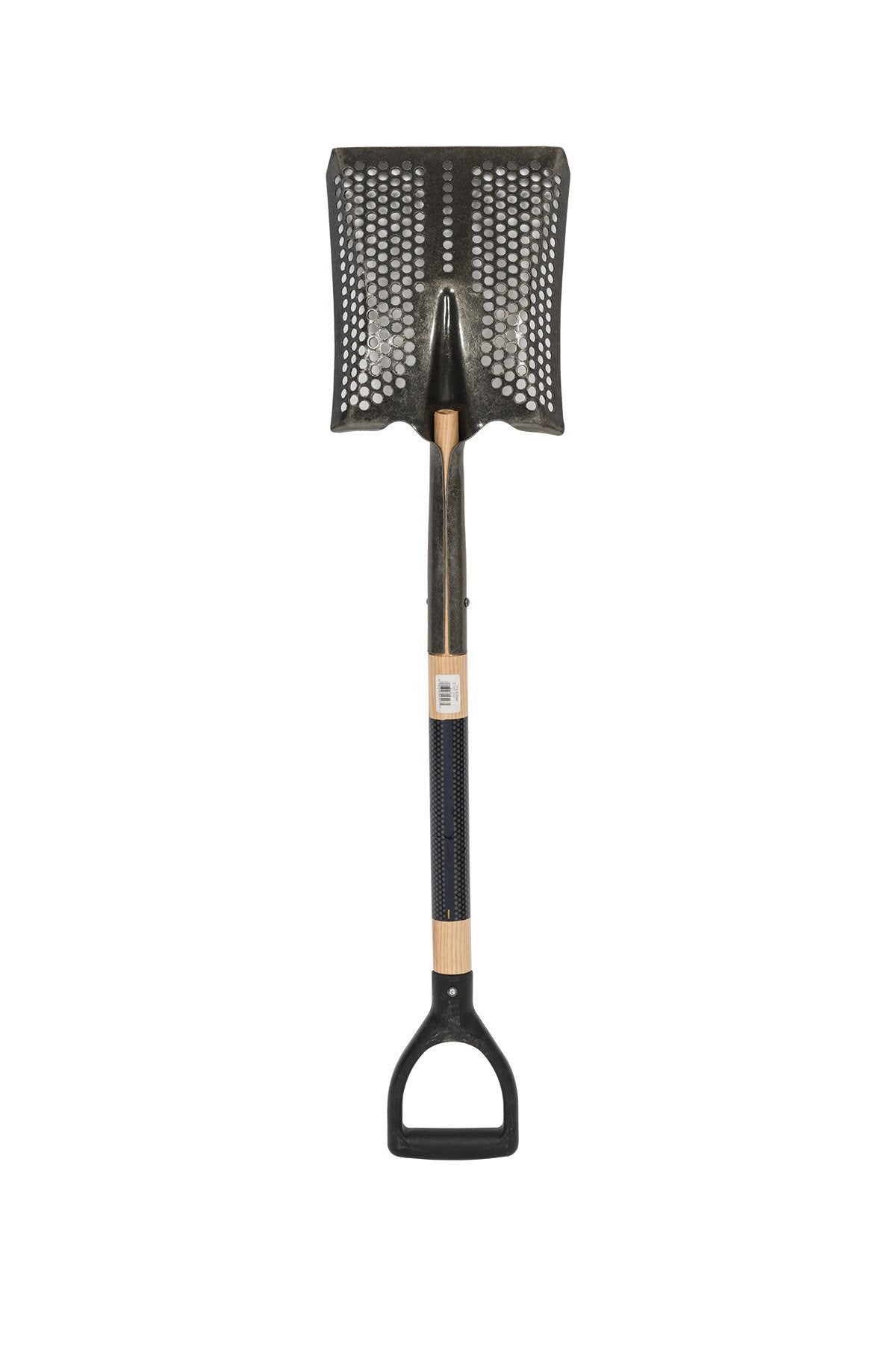 Toolite 49493 Square Point Shovel, 14 Gauge #2 / 9.5" x 11.5" , Forward Turned Step Perforated, Solid Steel Rivet, 29" Precision Lathe Turned Hardwood, Poly D Grip