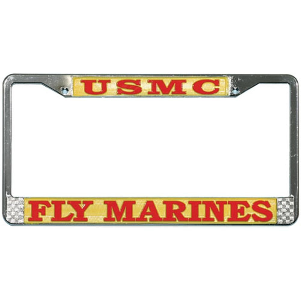 Honor Country USMC Fly Marines License Plate Frame
