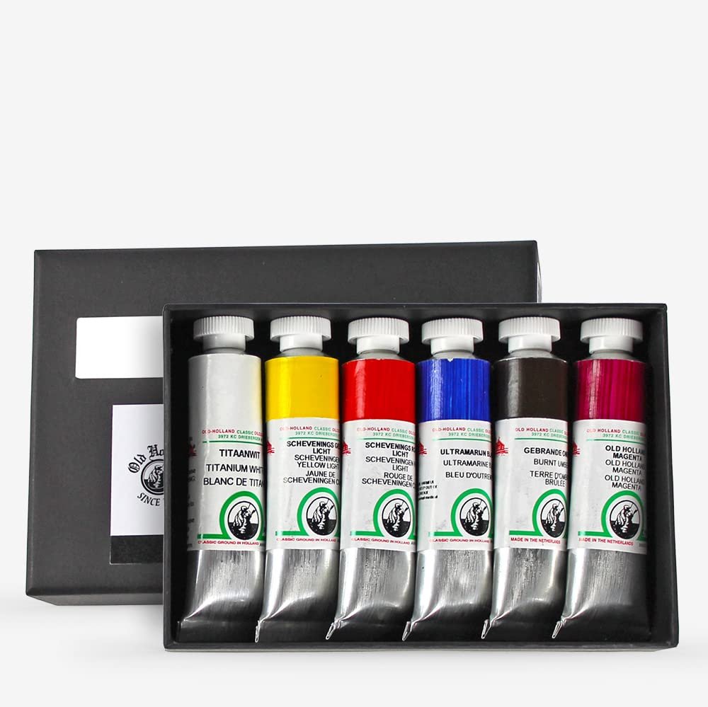 Old Holland : Classic Oil : Intro Set of 6 x 18ml Tubes Oil Colours