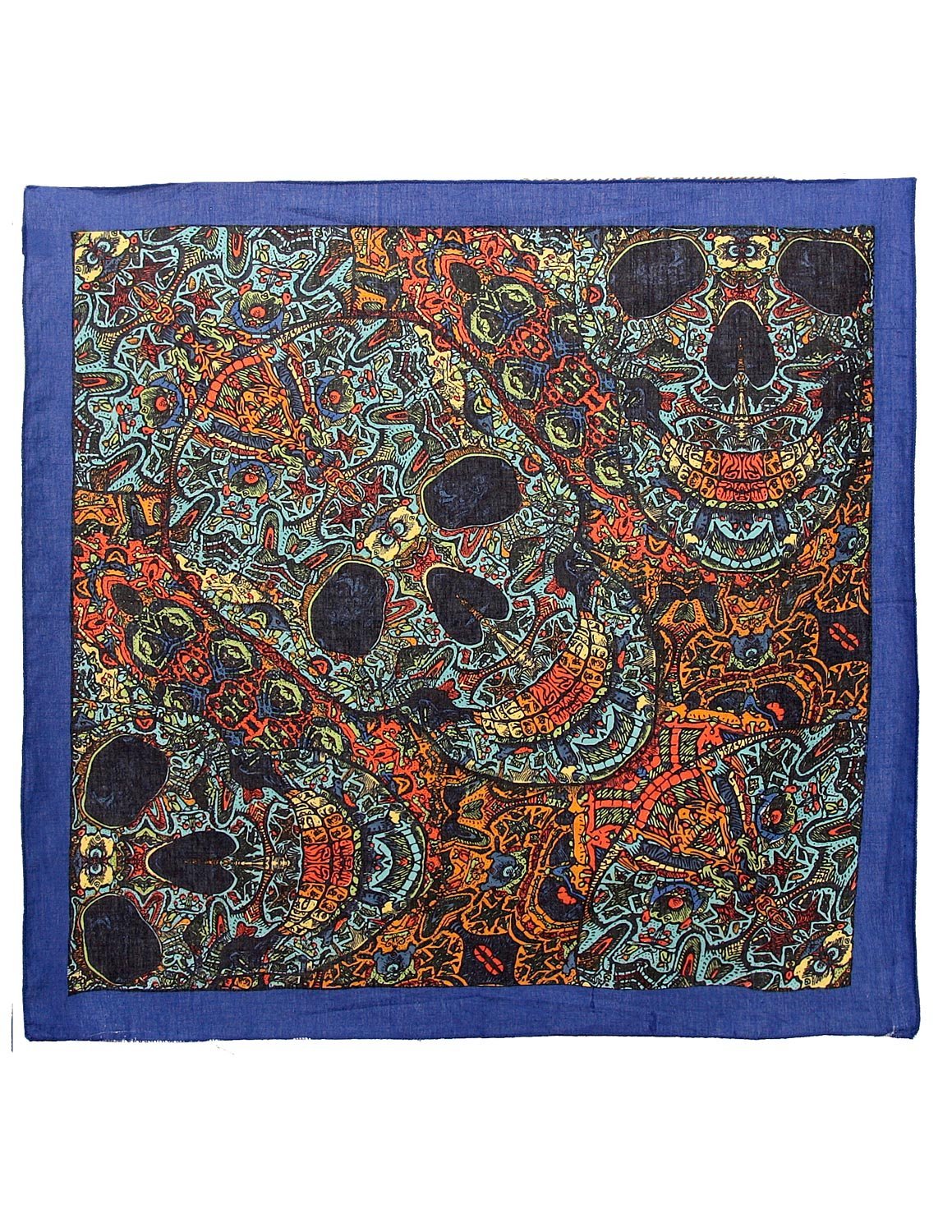 Sunshine Joy 3D Skull Psychedelic Bandana