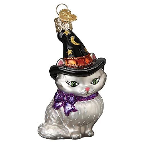 Old World Christmas Halloween Decorations Glass Blown Ornaments for Christmas Tree Frankenstein and Bride